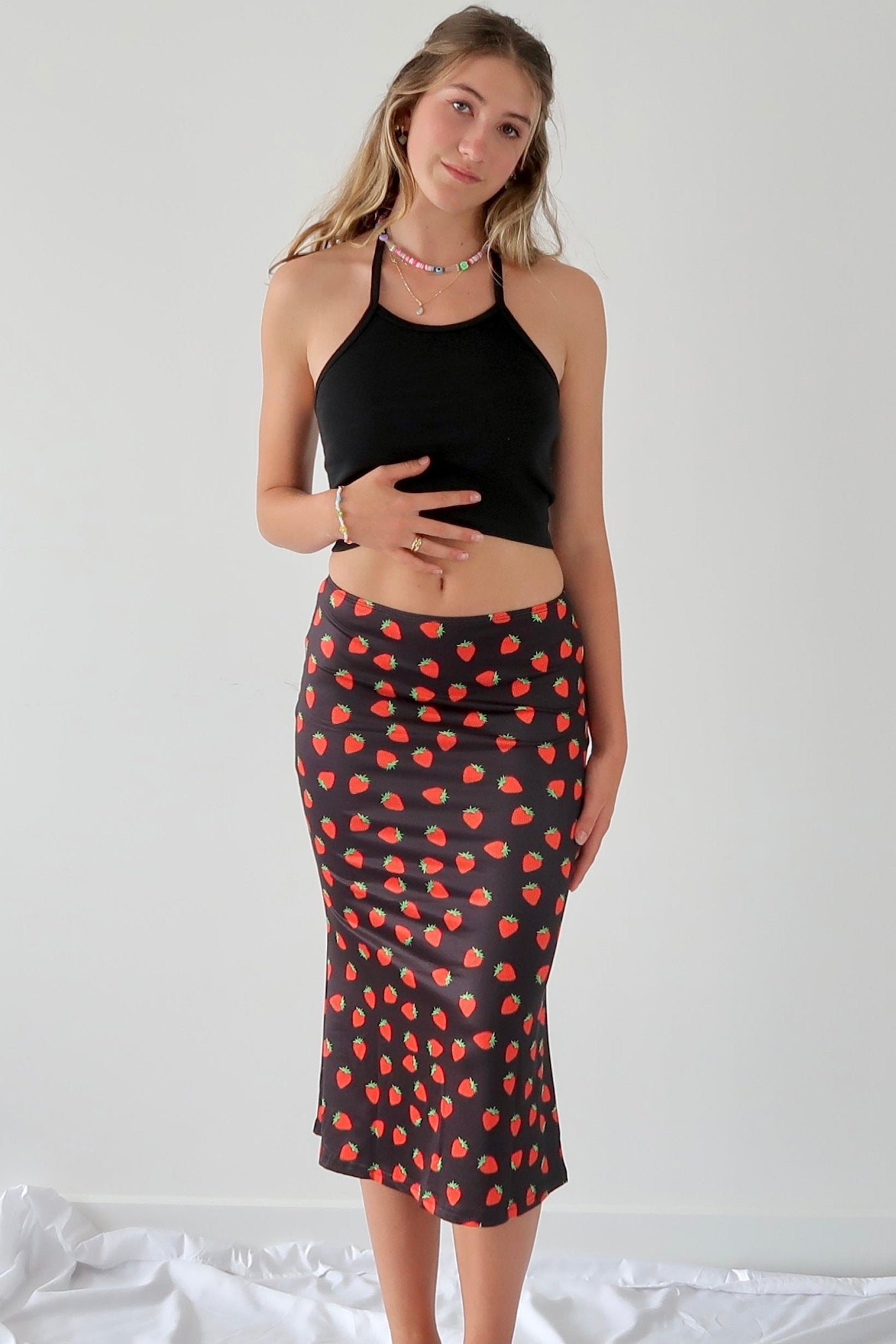 Strawberry baby midi skirt - SCG_COLLECTIONSBottom