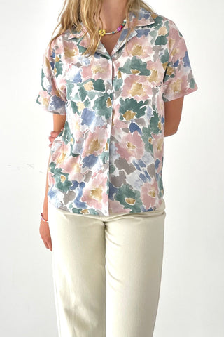 Summer floral button up shirt - SCG_COLLECTIONSTop