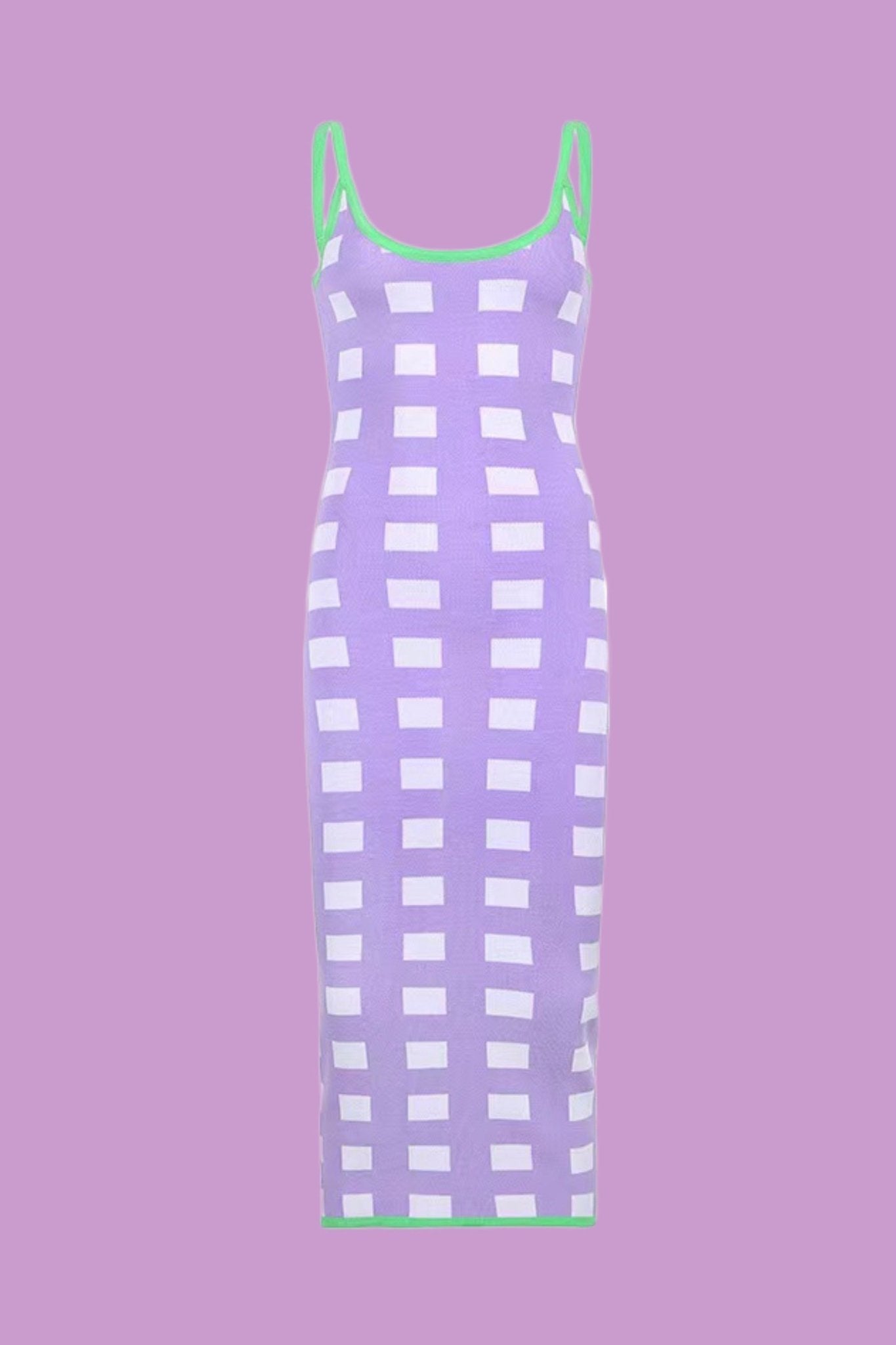 Summer vibe check knit midi dress - SCG_COLLECTIONS