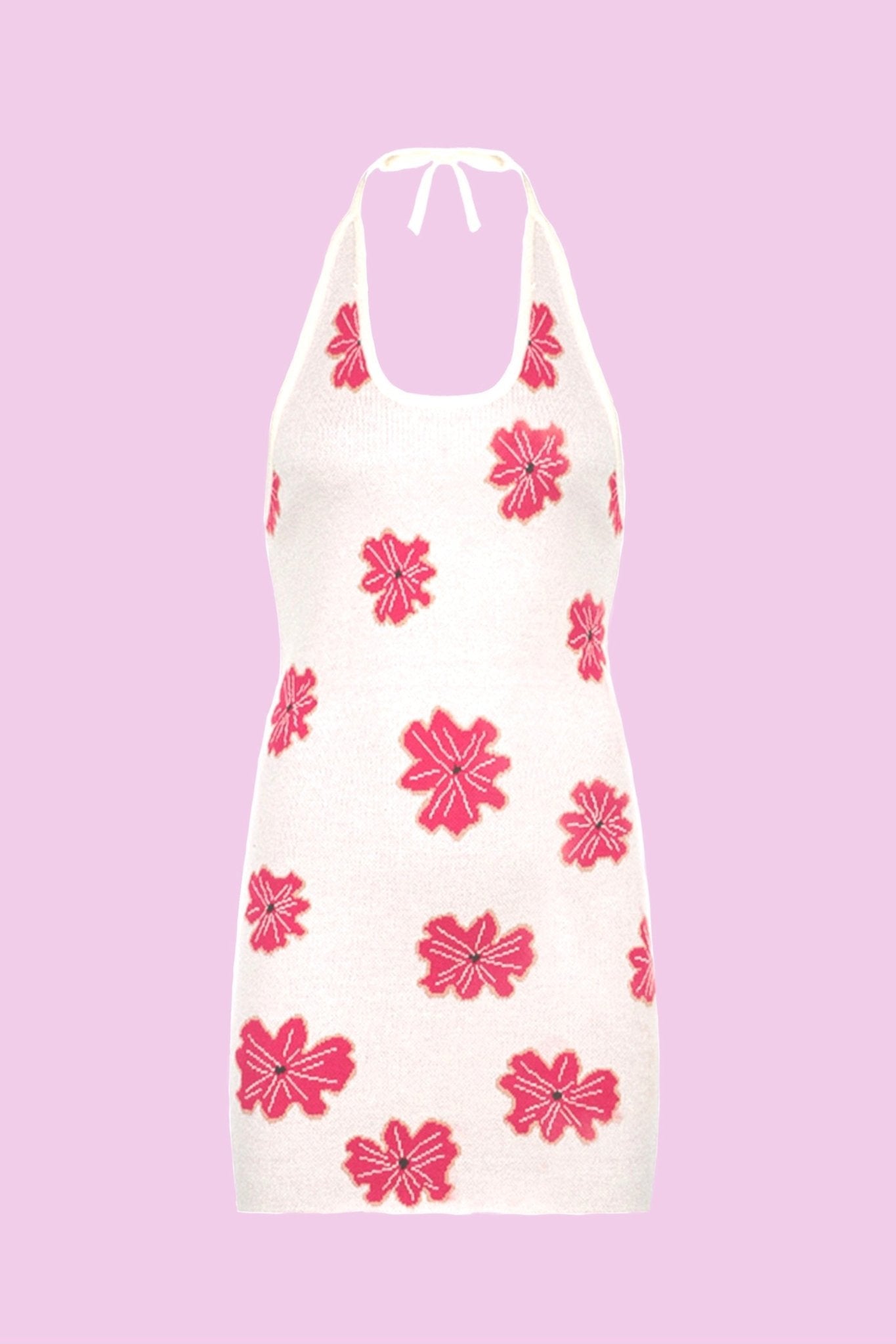Sunny day floral knit dress - SCG_COLLECTIONS