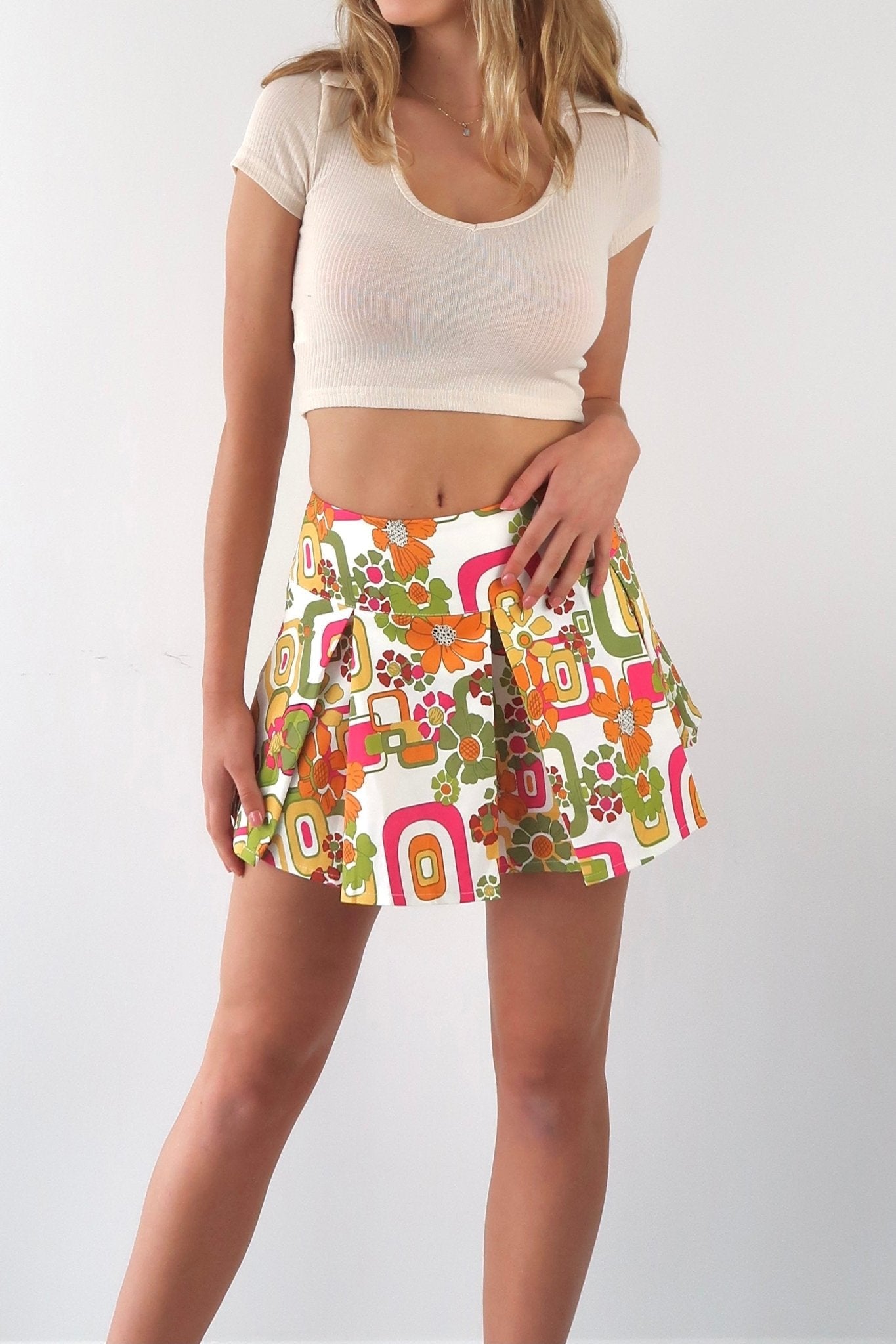 Sunny day floral skirt - SCG_COLLECTIONS
