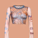 Wild angel mesh top - SCG_COLLECTIONS
