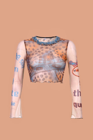 Wild angel mesh top - SCG_COLLECTIONS