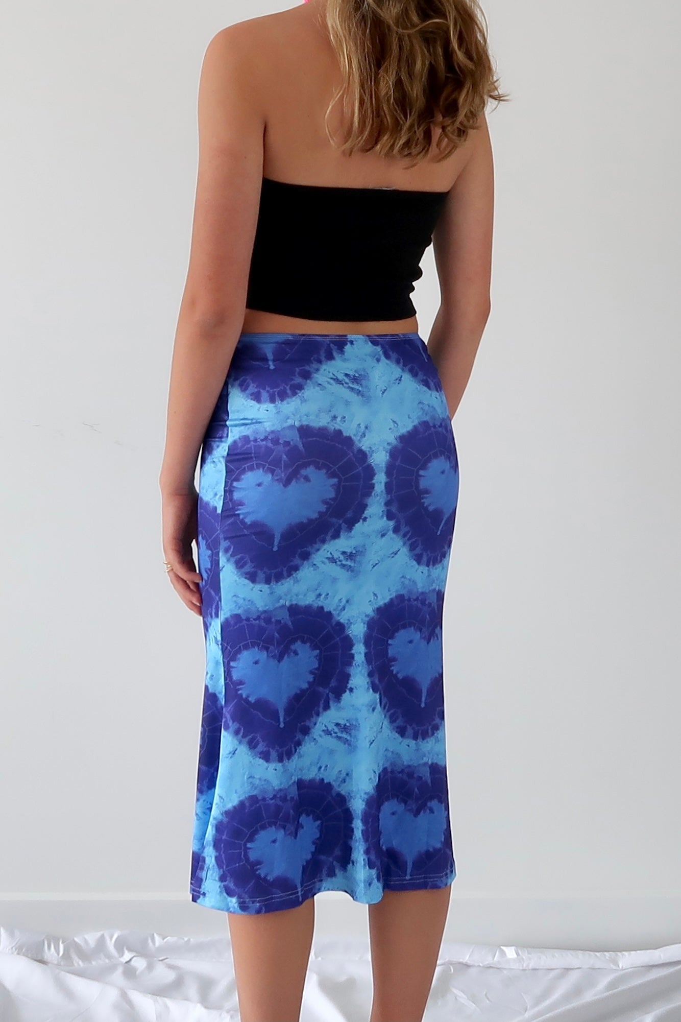 Y2K tie die heart midi skirt - SCG_COLLECTIONSBottom