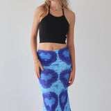 Y2K tie die heart midi skirt - SCG_COLLECTIONSBottom