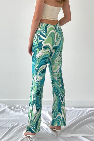 Y2K wave pattern pants - SCG_COLLECTIONSBottom