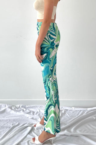 Y2K wave pattern pants - SCG_COLLECTIONSBottom