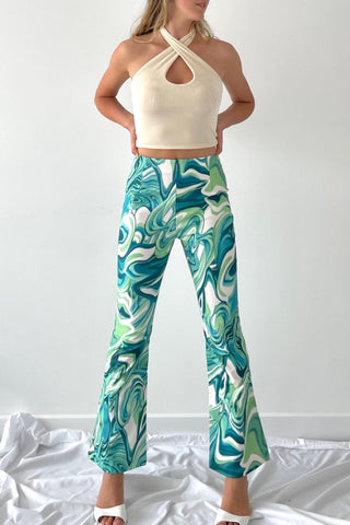 Y2K wave pattern pants - SCG_COLLECTIONSBottom