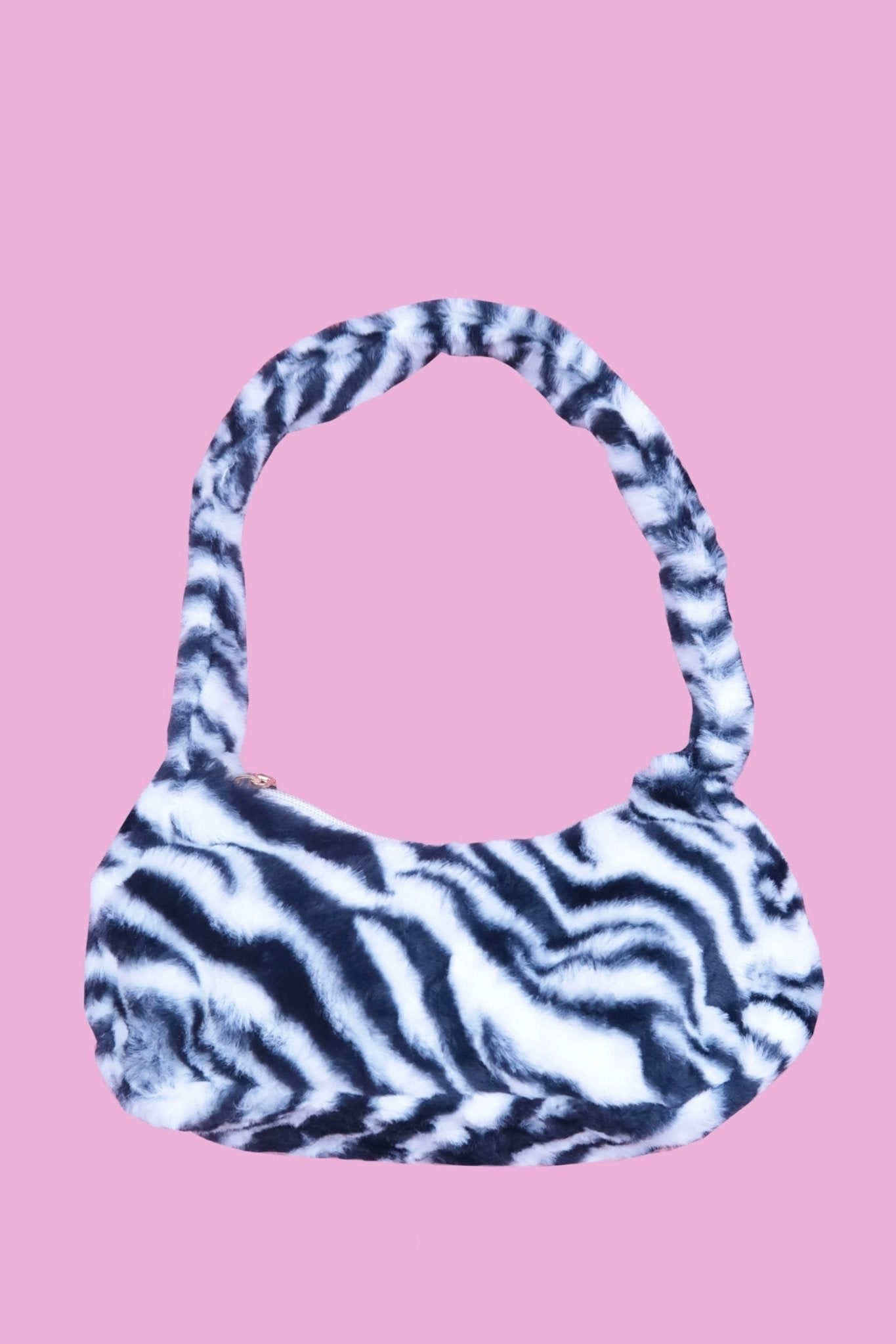 zebra print fluffy bag - SCG_COLLECTIONSBags